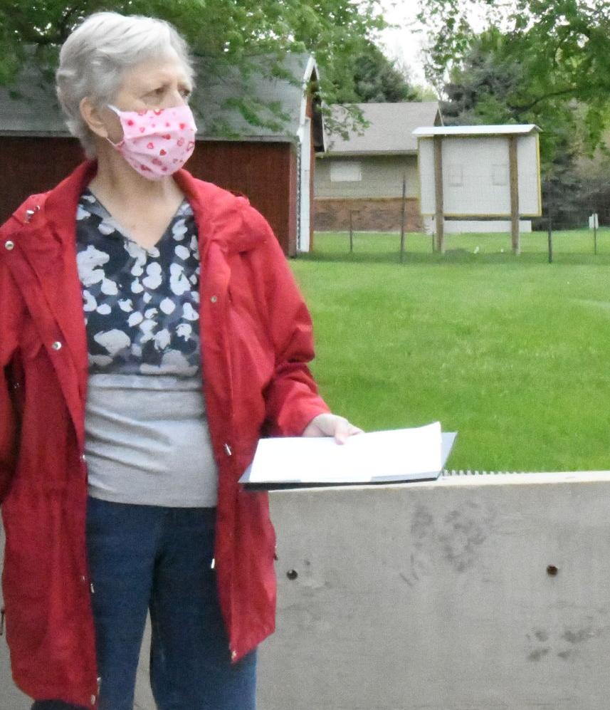 Jan Cain is thankful to volunteers